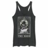 Women’s The Nightmare Before Christmas Halloween Oogie Boogie and his Boys Moon Tarot Card Racerback Tank Top