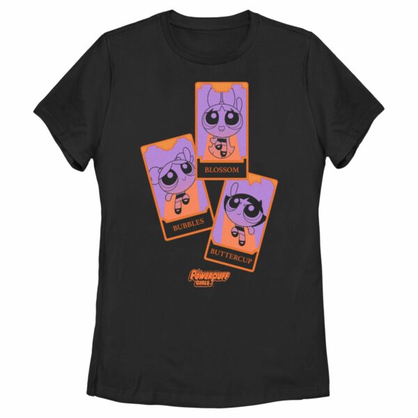 Women’s The Powerpuff Girls Halloween Tarot Cards T-Shirt