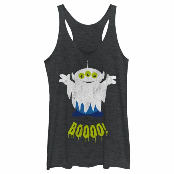 Women’s Toy Story Halloween Squeeze Alien Boo Ghosts Racerback Tank Top