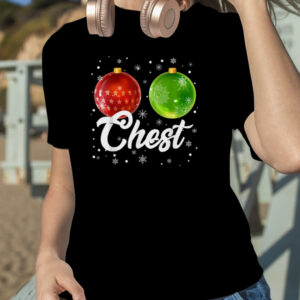 Chest Nuts Christmas Matching Couple Chestnuts Xmas 2022 T Shirt 1