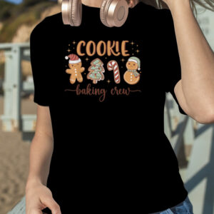 Christmas Cookie Baking Crew Funny Gingerbread Apparel T Shirt 1