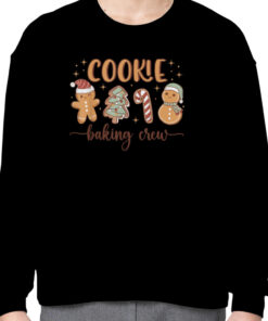 Christmas Cookie Baking Crew Funny Gingerbread Apparel T Shirt 3