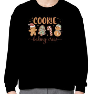 Christmas Cookie Baking Crew Funny Gingerbread Apparel T Shirt 3