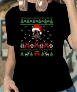Disc Golf Christmas Tree Lights Ornaments Xmas 2022 Holiday T Shirt 1