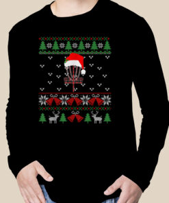 Disc Golf Christmas Tree Lights Ornaments Xmas 2022 Holiday T Shirt 2