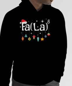Fa La 8 Christmas Math Teacher Santa Hat Funny Xmas Holiday T-Shirt 3 Fa La 8 Christmas Math Teacher Santa Hat Funny Xmas Holiday T Shirt 4