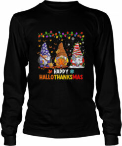 Halloween Thanksgiving Christmas Happy HalloThanksMas Gnomes Shirt 1 Halloween Thanksgiving Christmas Happy HalloThanksMas Gnomes Shirt 2
