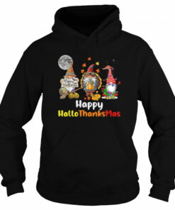 Happy Hallothanksmas Gnomes Halloween Christmas Tshirt 3 Happy Hallothanksmas Gnomes Halloween Christmas Tshirt 4
