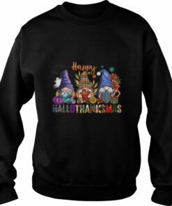 Happy Hallothanksmas Gnomes Halloween Thanksgiving Christmas Tshirt 2 Happy Hallothanksmas Gnomes Halloween Thanksgiving Christmas Tshirt 3