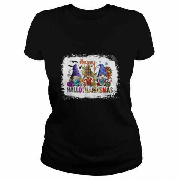 Happy Hallothanksmas Gnomes Halloween Thanksgiving Shirt