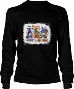 Happy Hallothanksmas Gnomes Halloween Thanksgiving Shirt 2