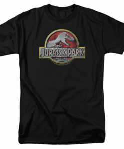 Jurassic Park Metal Gold Logo 1