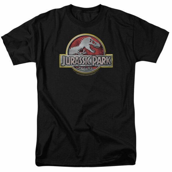 Jurassic Park – Metal & Gold Logo