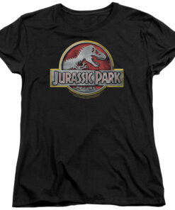 Jurassic Park Metal Gold Logo 2