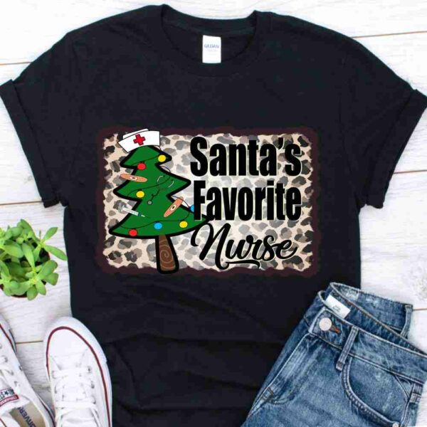 Santa’s Favorite Nurse Christmas shirt