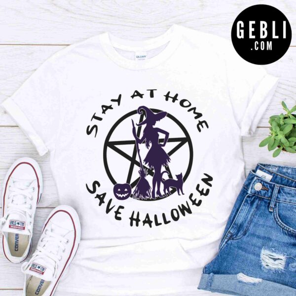 Stay at home save Halloween Shirt