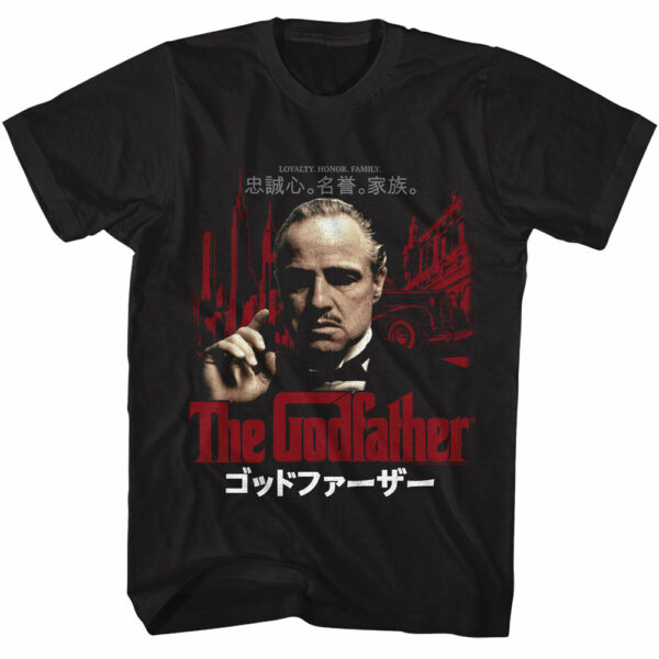 The Godfather – Loyalty Honor Family Japanese Text