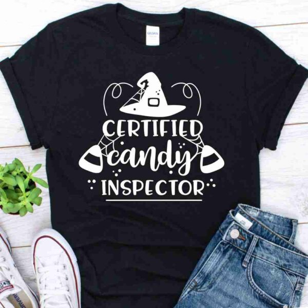 certified candy inspector Halloween shirt