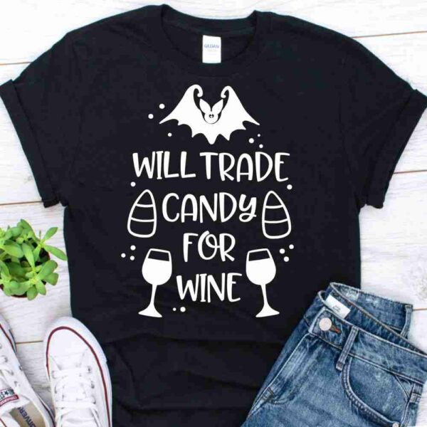 will trade candy for wine shirt