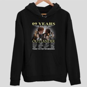 09 Years 2021 2023 Outlander Thank You For The Memories Hoodie