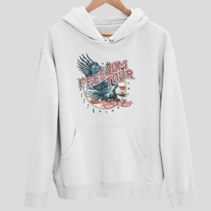 4th Of July Freedom Tour Born To Be Free Vintage Hoodie