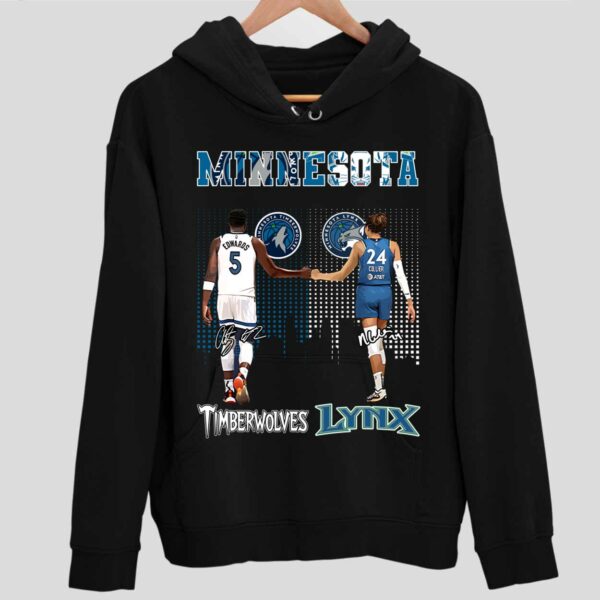 Anthony Edwards Napheesa Collier Timberwolves Lynx Hoodie