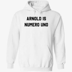 Arnold is numero uno hoodie