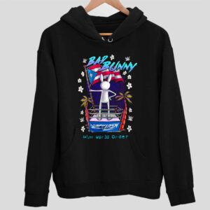 Bad Bunny Puerto Rico WWE Hoodie