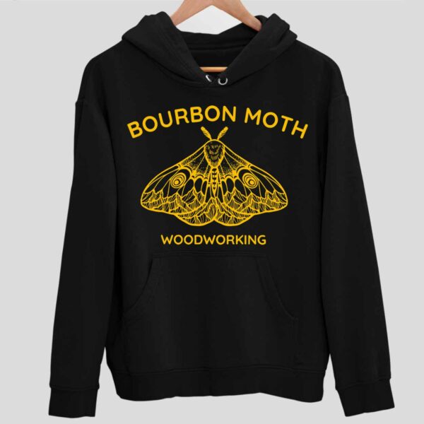 Bourbon Moth Woodworking Hoodie