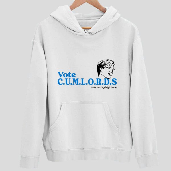 Bryn Chapman Parish Vote Cumlords Take Hartley High Back Hoodie