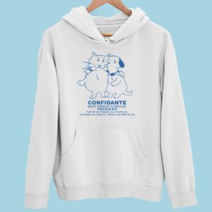 Cat And Dog Confidante Best Friend Forever Friends Hoodie