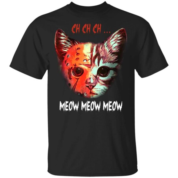 Cat Jason Voorhees Meow Meow Meow Shirt