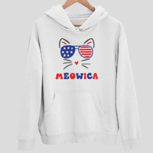 Cat Meowica 4th of July Hoodie