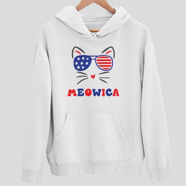 Cat Meowica 4th of July Hoodie