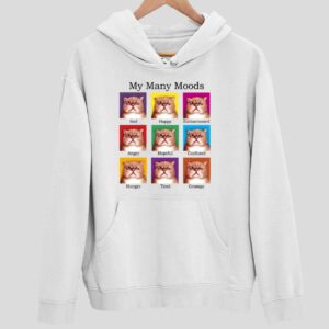 Cat My Many Moods Hoodie