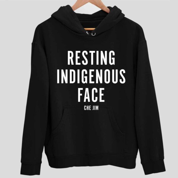 Che Jim Not My Fault I Just Have Resting Indigenous Face Hoodie