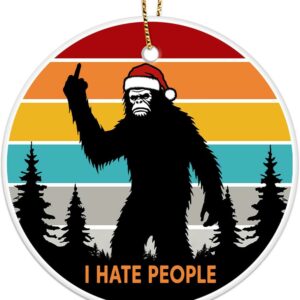 Christmas Ornament 2024 Bigfoot Funny Sasquatch