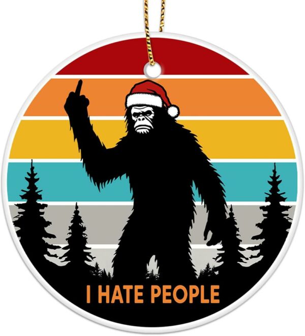 Christmas Ornament 2024 Bigfoot Funny Sasquatch