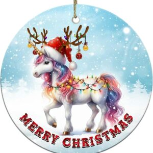 Christmas Ornament 2024 Unicorn Lovers