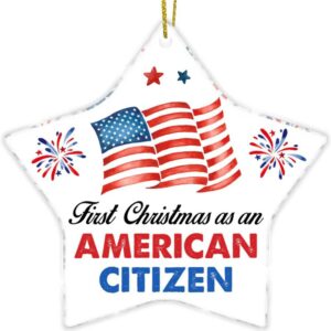 Christmas Ornament American Citizenship Gifts