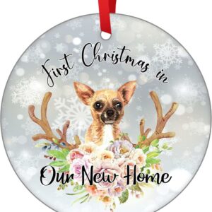 Christmas Ornament Baby’s First Chihuahua Dog