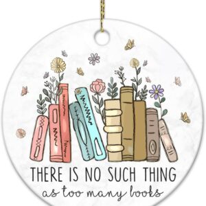 Christmas Ornament Book Lovers For Tree Decor