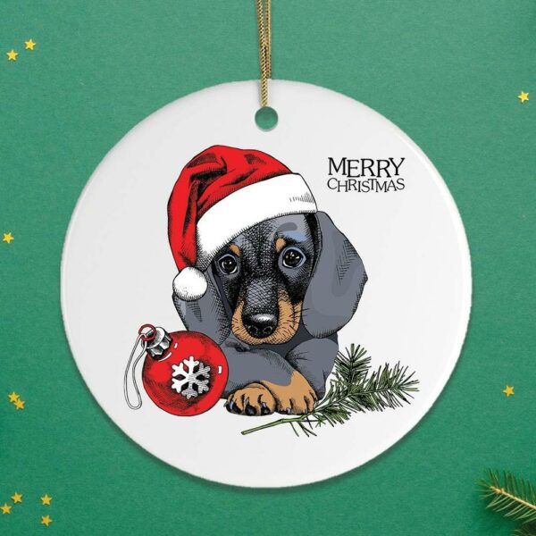 Christmas Ornament Dog Themed Dachshund