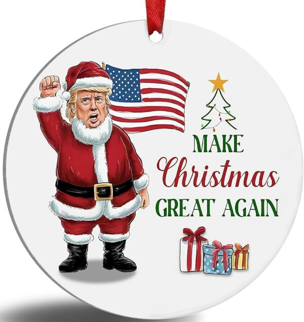 Christmas Ornament Donald Trump Make Great Again 2024