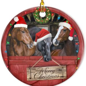 Christmas Ornament Farmhouse Horse Gifts