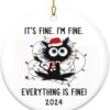 Christmas Ornament Funny Cat Gifts