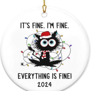 Christmas Ornament Funny Cat Gifts