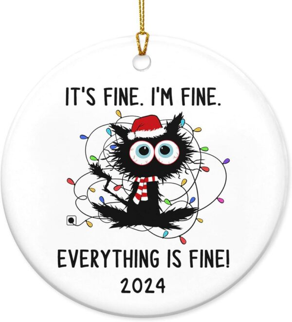 Christmas Ornament Funny Cat Gifts