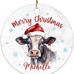 Christmas Ornament Gifts For Cow Lover