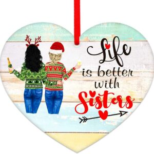 Christmas Ornament Life Is Better With Sisters Tree